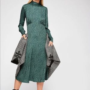 FREE PEOPLE Loveless Printed Midi Dress
